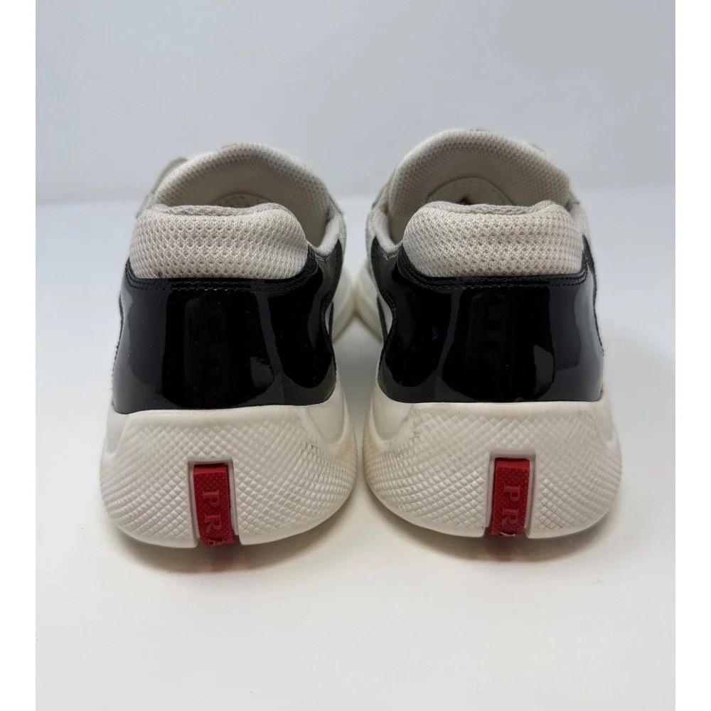 Prada Americas Cup Sneaker White/Black Size 11.5 US 10.5 UK